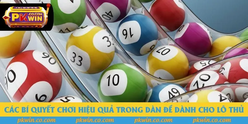 Các bí quyết chơi hiệu quả trong dàn đề dành cho lô thủ
